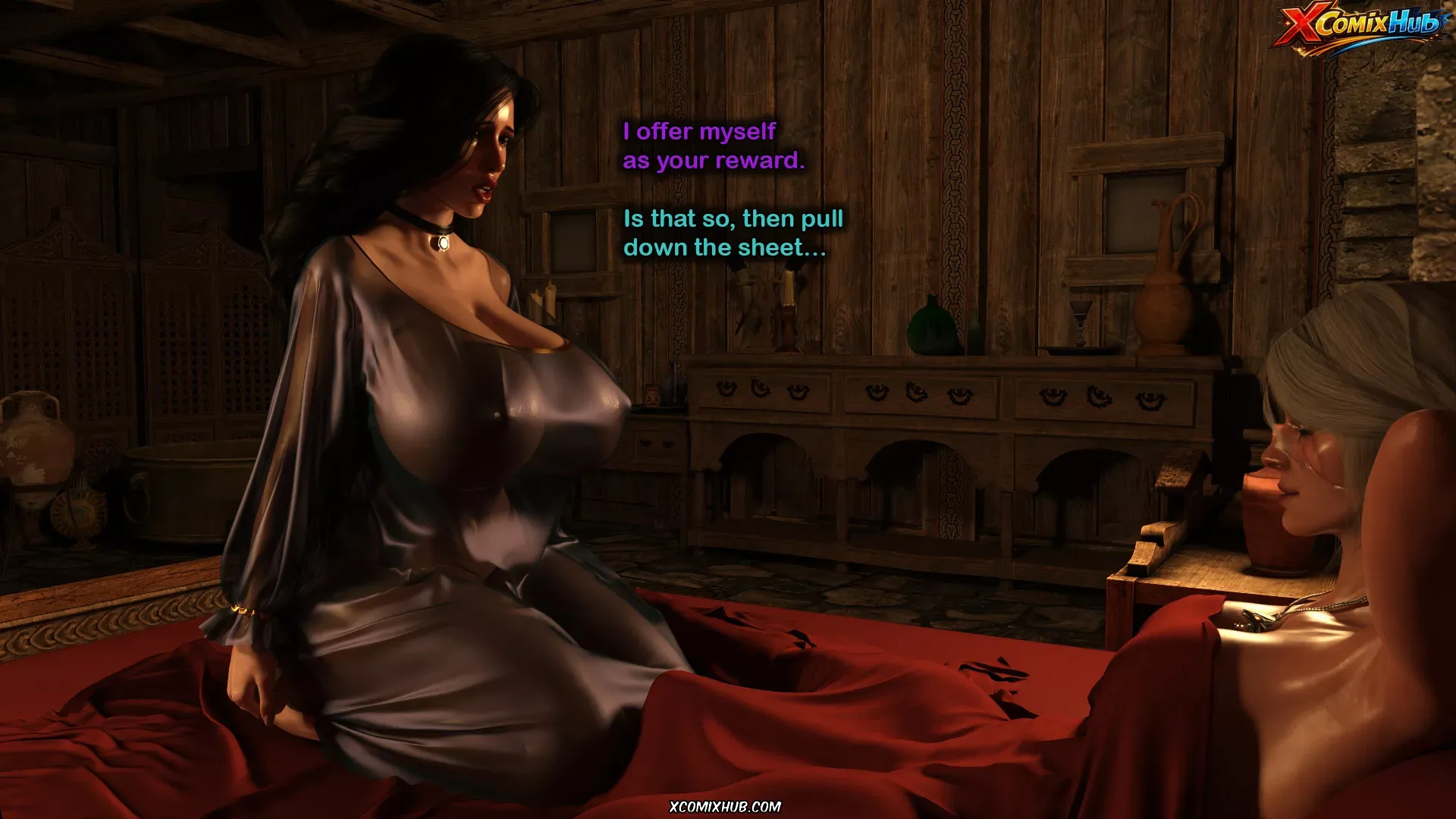 Yennefer's Ritual Serge3dx 020 Comic Page 20